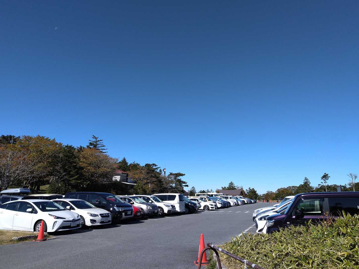 大台ヶ原の駐車場